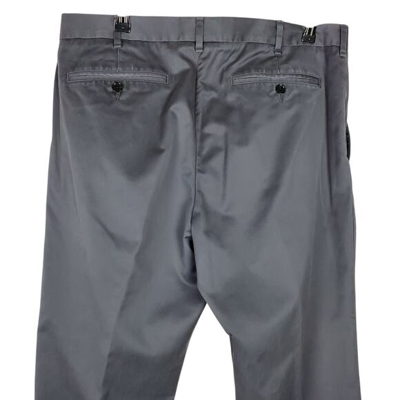Bonobos Friday Pants Mens 36x32 Gray Cotton Straight Fit Leg Business Casual - Picture 4 of 11